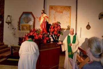 Misa y procesión del Sagrado Corazón de Jesús en La Garita (Foto Francisco Javier Santana)